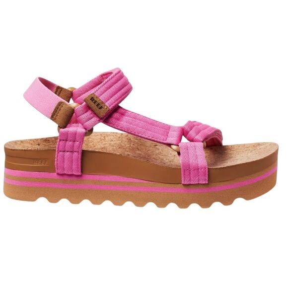 REEF Cushion Rem Hi Sandals Pink, Women’s 8.5 - Picture 1 of 16